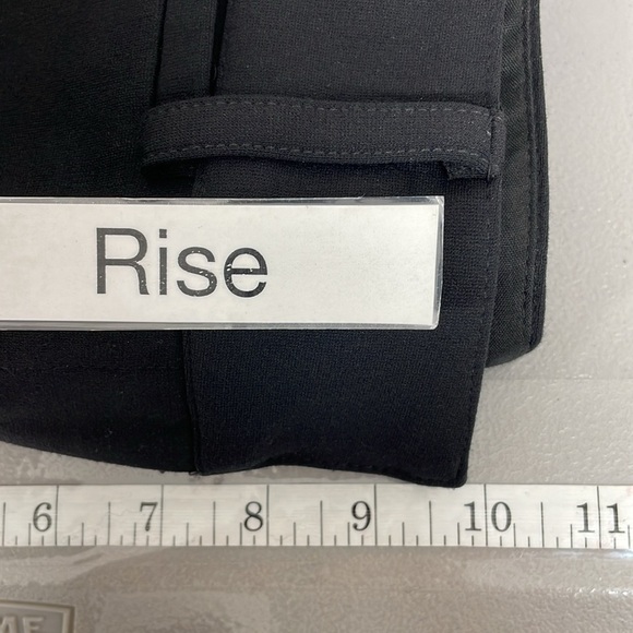 Diane Von Furstenberg Pants Women's 6 Black Bootcut - Picture 10 of 11